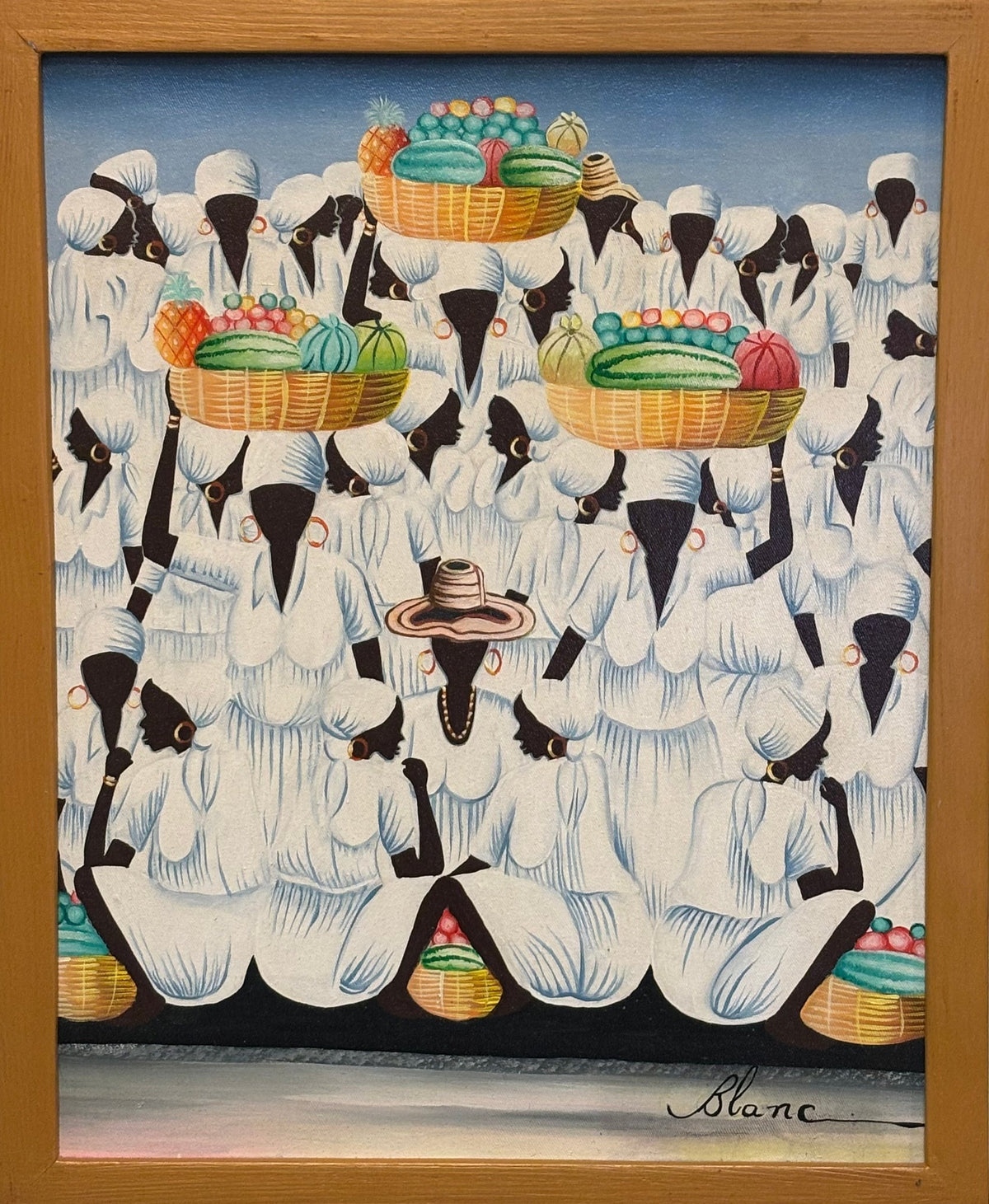 Marchande de fruits by Jean-Claude Blanc