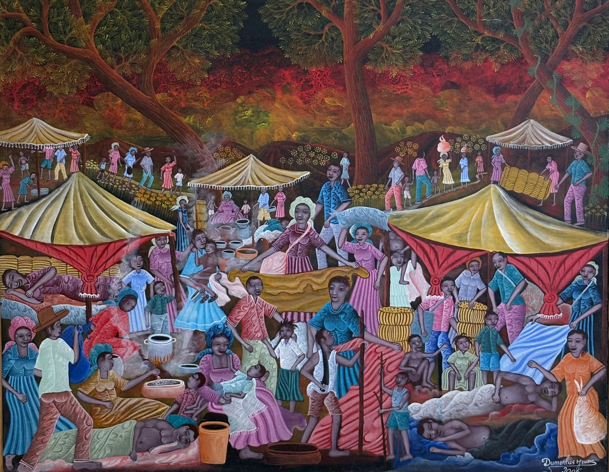 Soirée dans la forêt by Dumerlus Jeune