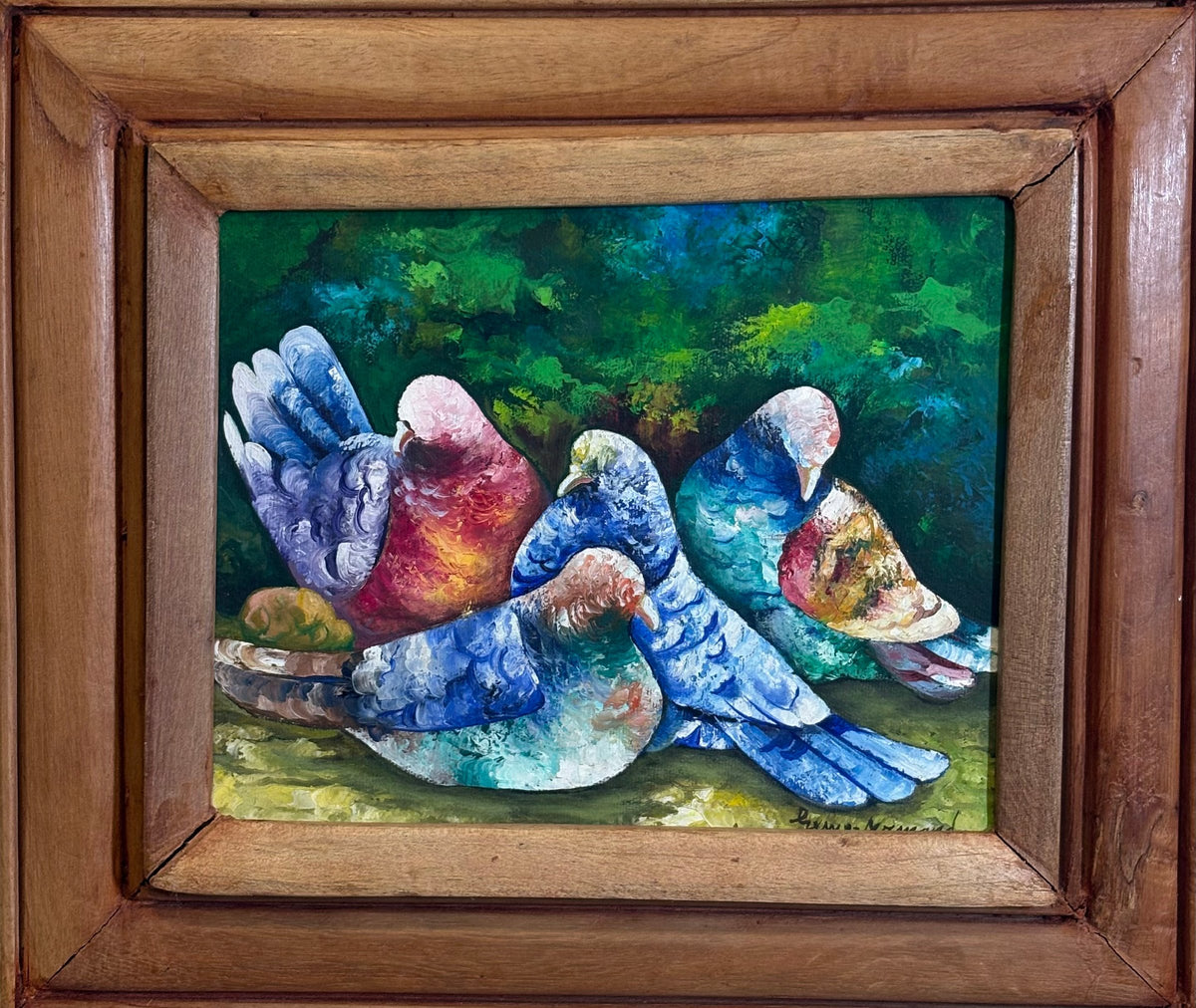 Pigeons Bleus by Gesner Armand